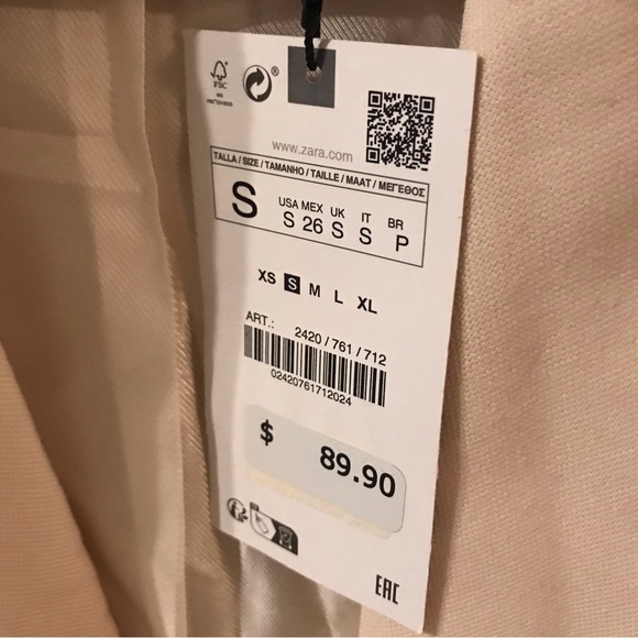 Zara Double Breasted Blazer - Picture 4 of 4